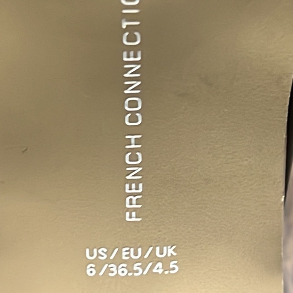 French Connection Women's Lori Block Heel Dress Sandals Size 6 - Picture 8 of 8